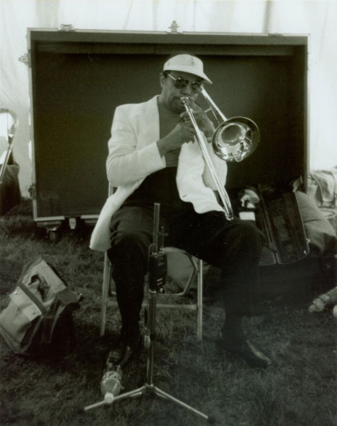 J.J. Johnson performed at the 1996 Litchfield Jazz Festival.  Photo: Don Heiny